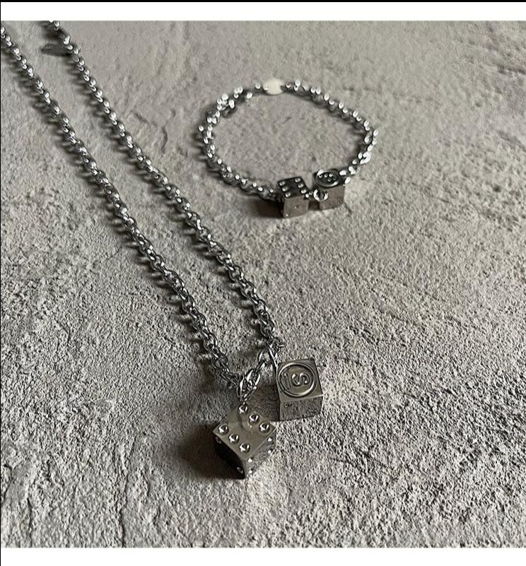 Dice Pendant Necklace