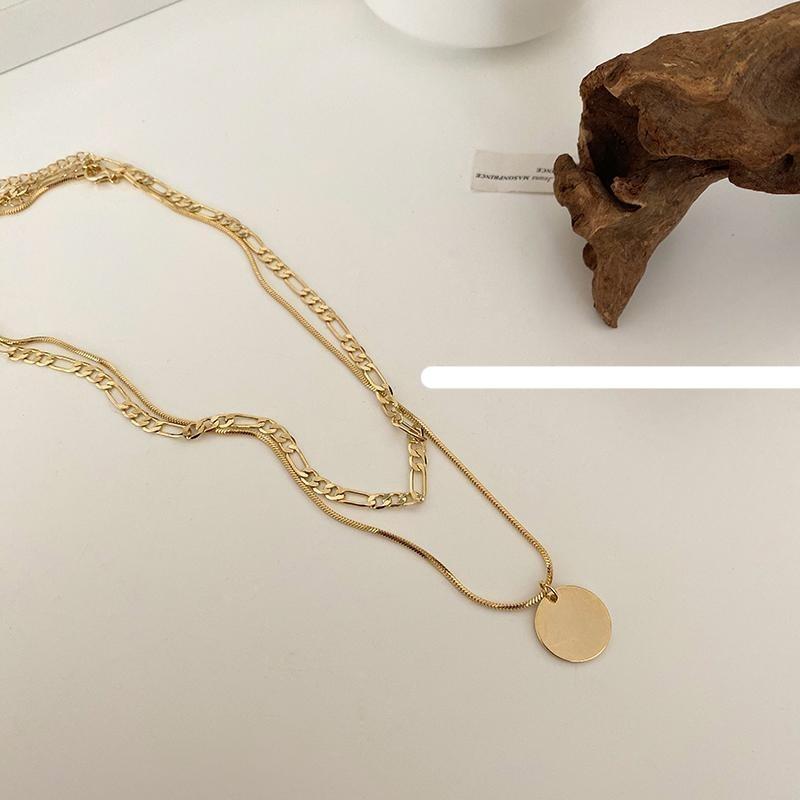 Double Layered Pendant Necklace