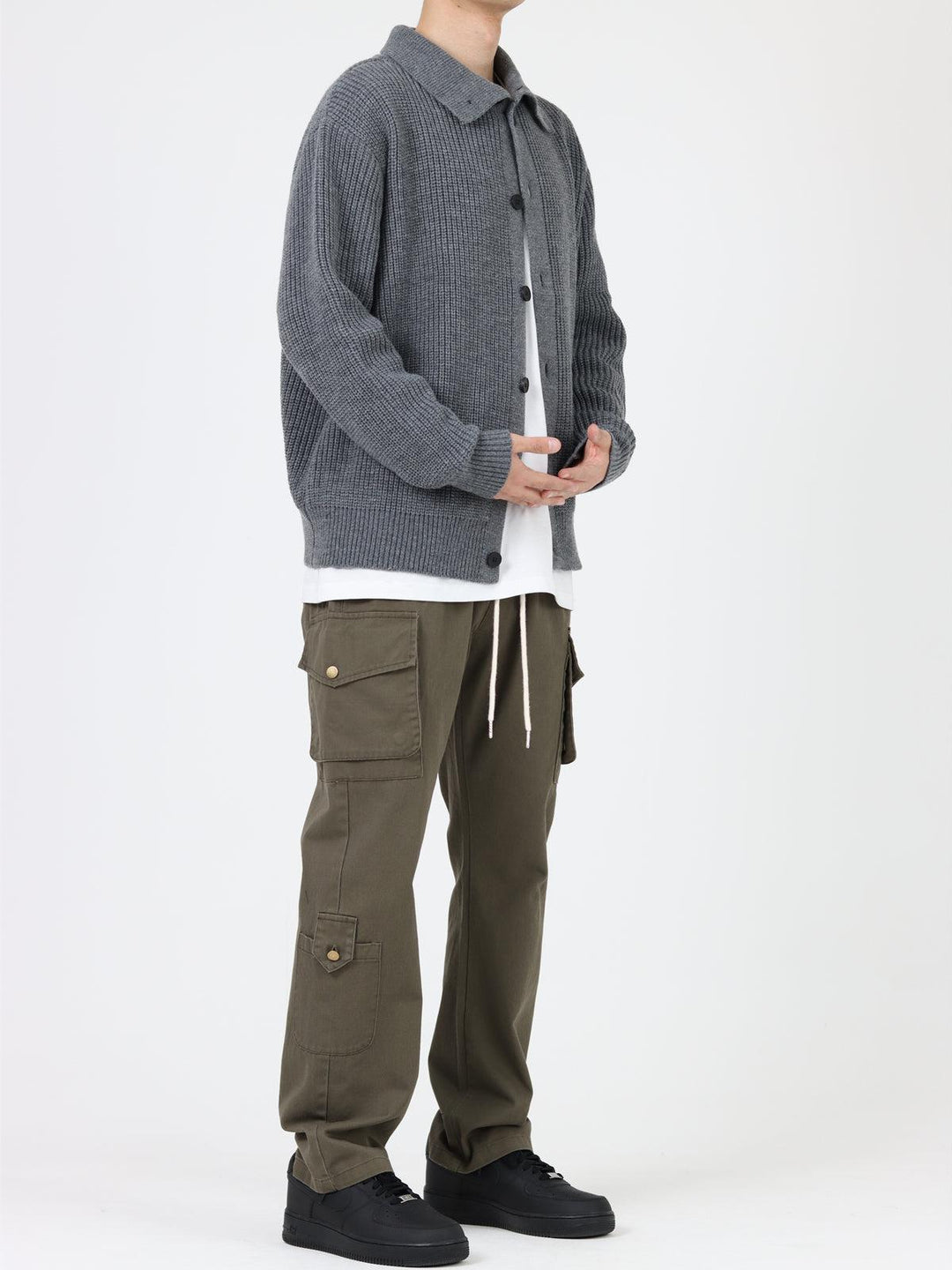 Drawstring Cargo Pants