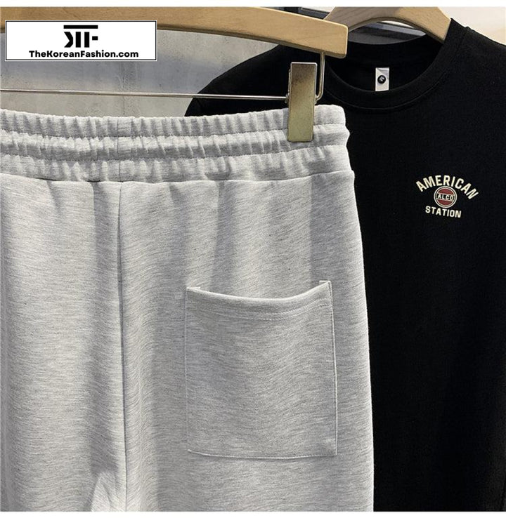 Elastic Cotton Sweatpants