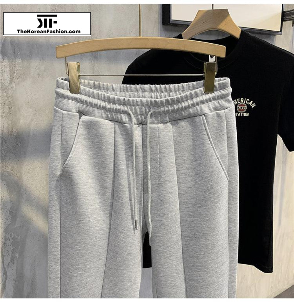 Elastic Cotton Sweatpants