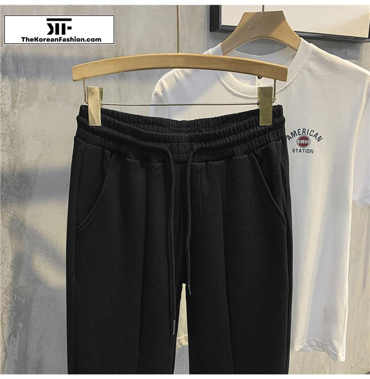 Elastic Cotton Sweatpants