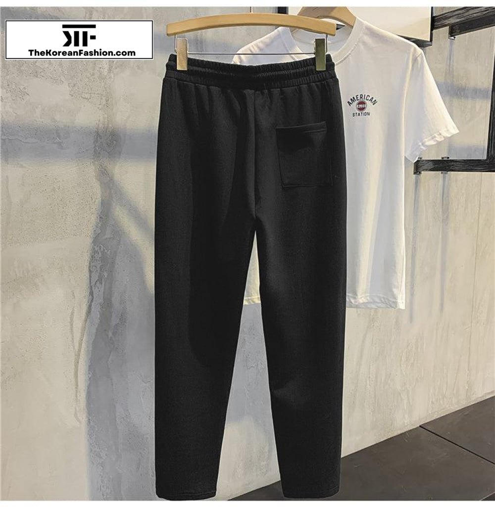 Elastic Cotton Sweatpants