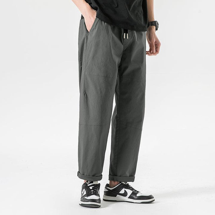 Elastic Drawstring Chino Pants