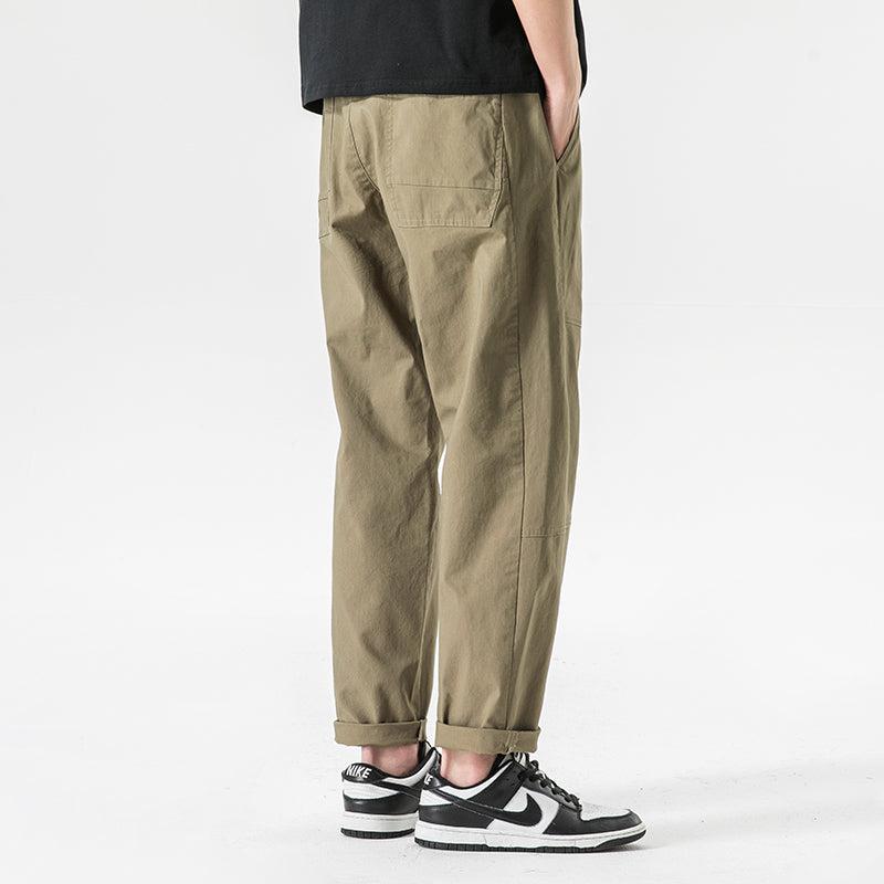 Elastic Drawstring Chino Pants