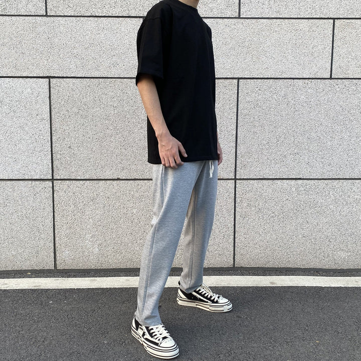 Elastic Straight Casual Pants