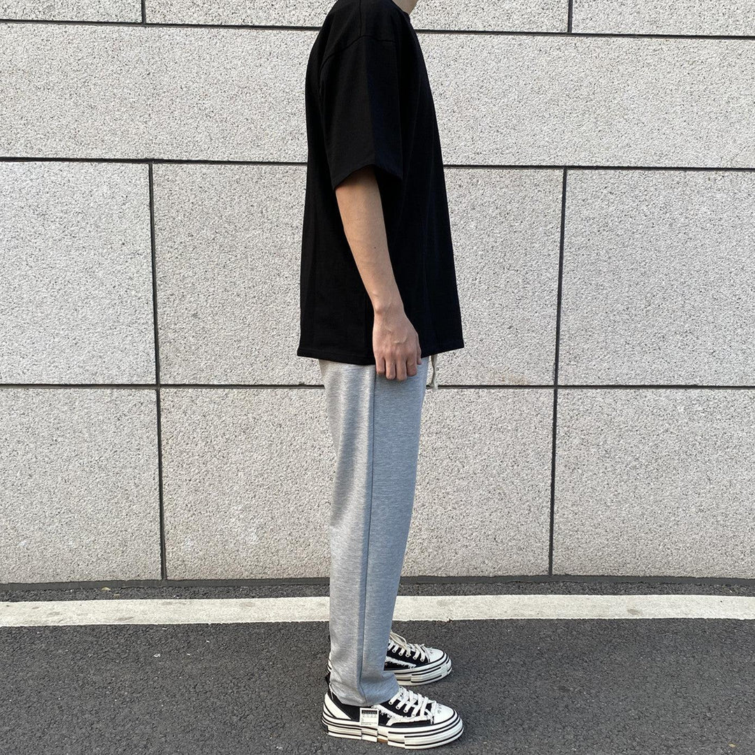 Elastic Straight Casual Pants