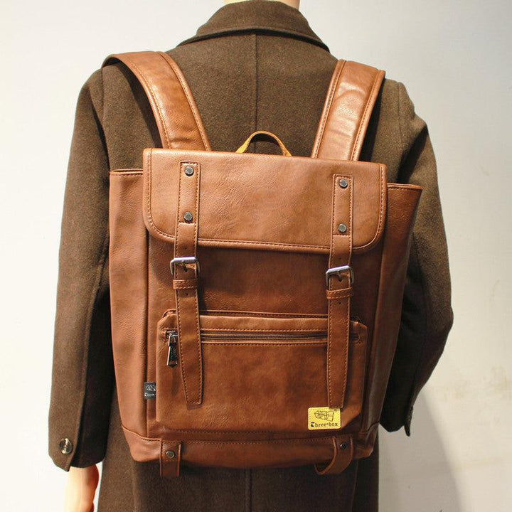 Faux Leather Backpack Bag