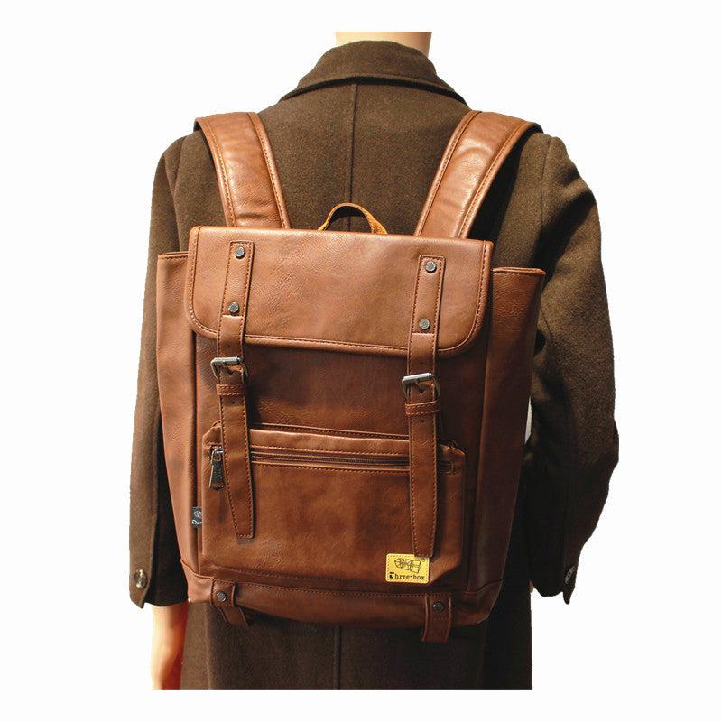 Faux Leather Backpack Bag