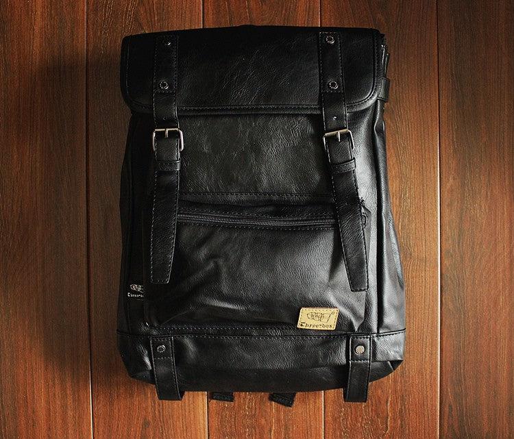 Faux Leather Backpack Bag