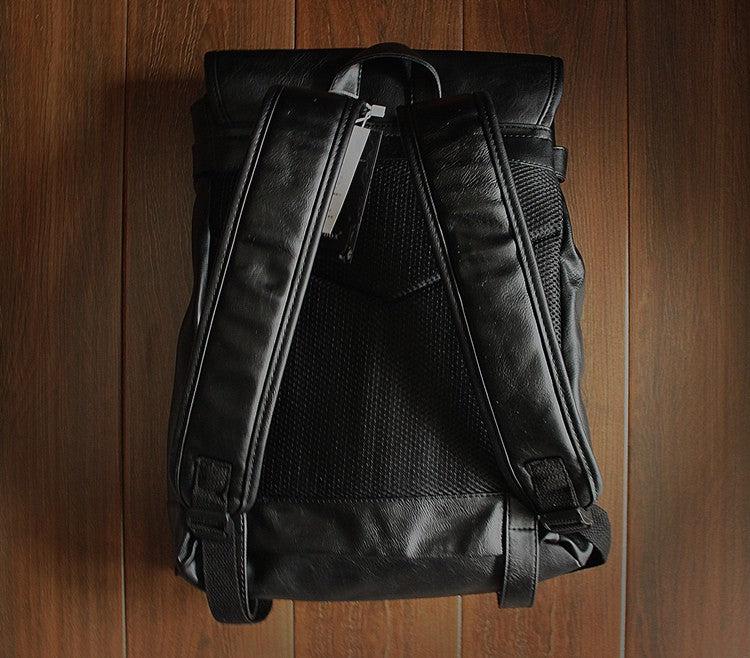 Faux Leather Backpack Bag