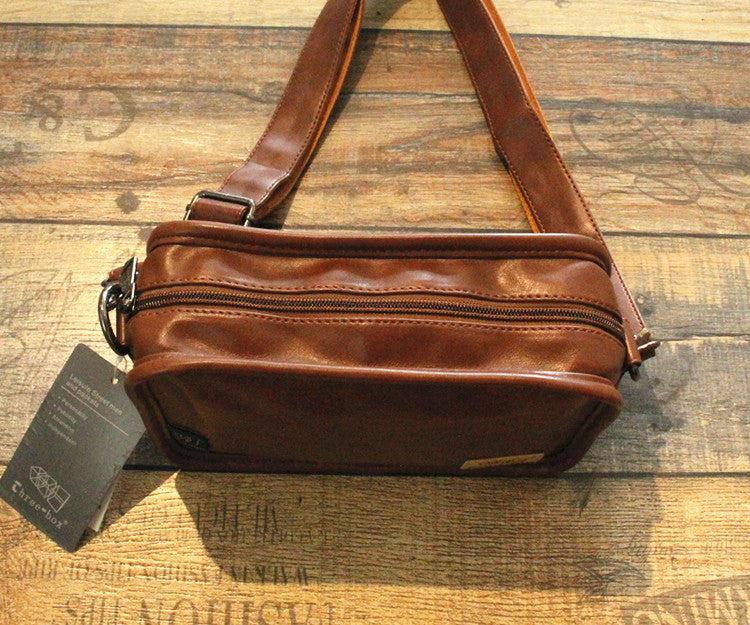 Faux Leather Crossbody Bag