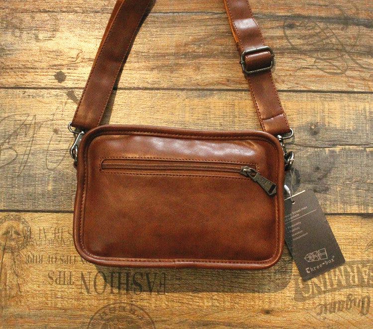 Faux Leather Crossbody Bag