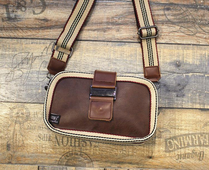 Faux Leather Shoulder Bag Satchel