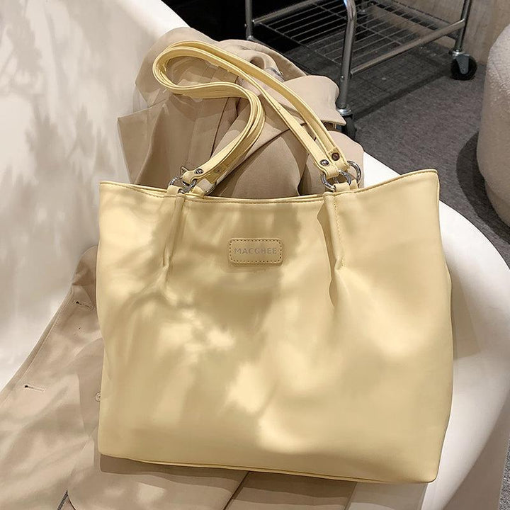 Faux Leather Tote Bag