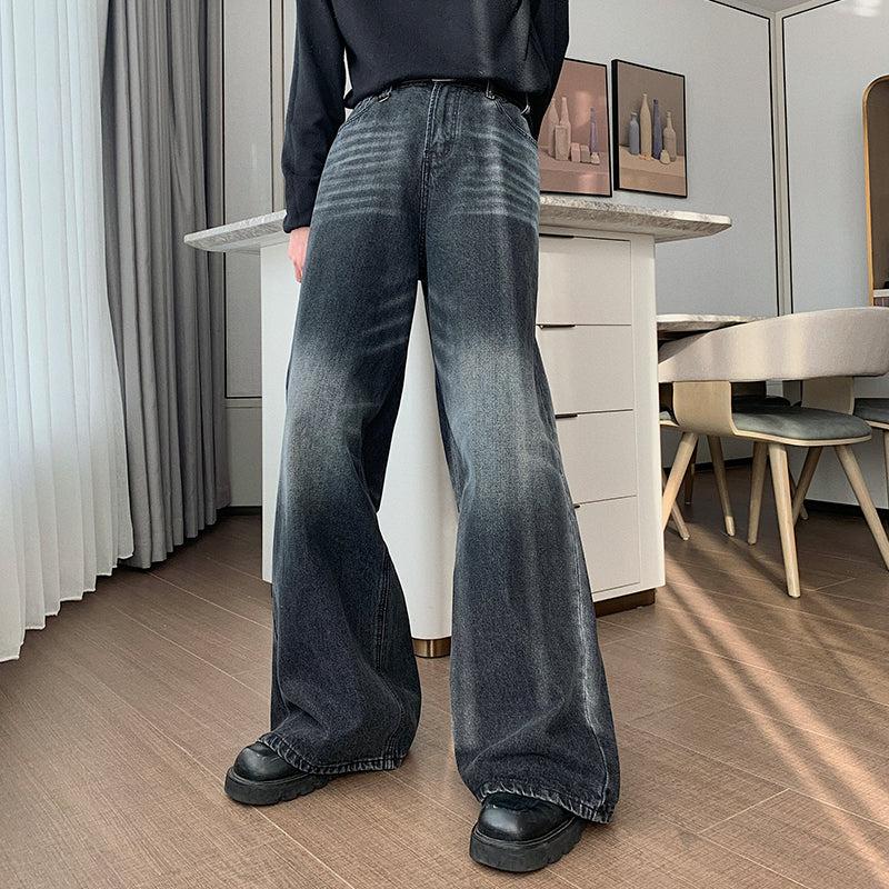 Flared Wide-Leg Straight-Leg Jeans