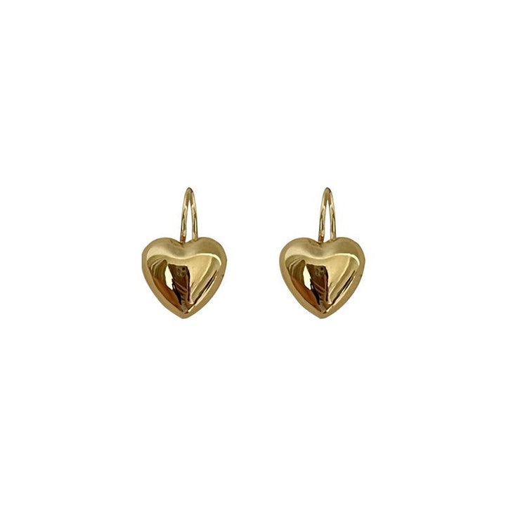 Gold & Silver Heart Earrings