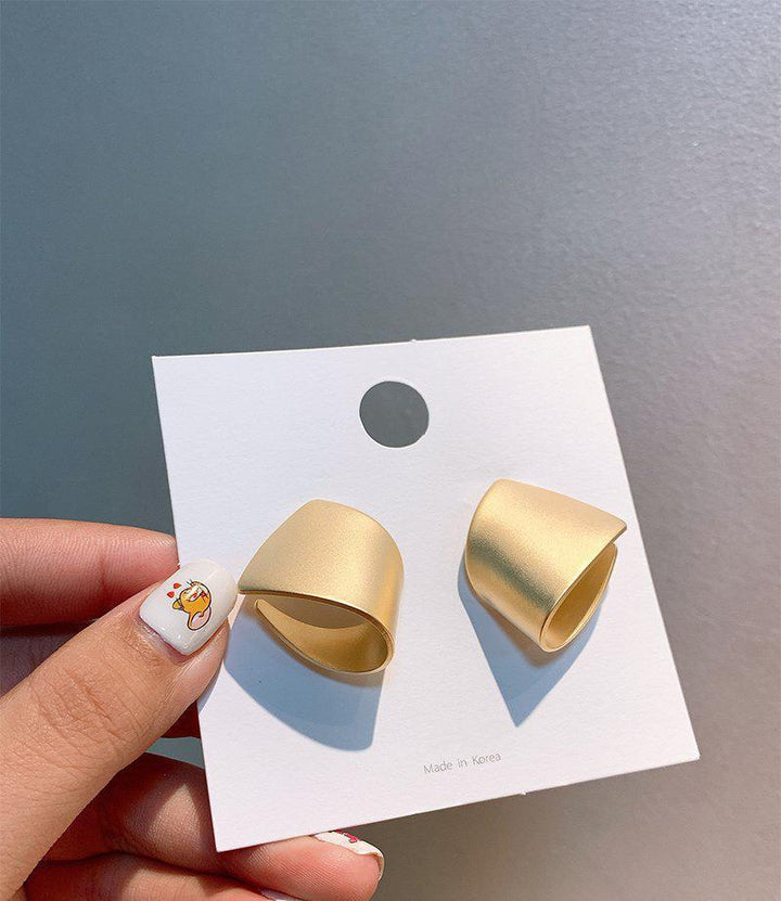 Golden Geometric Earrings