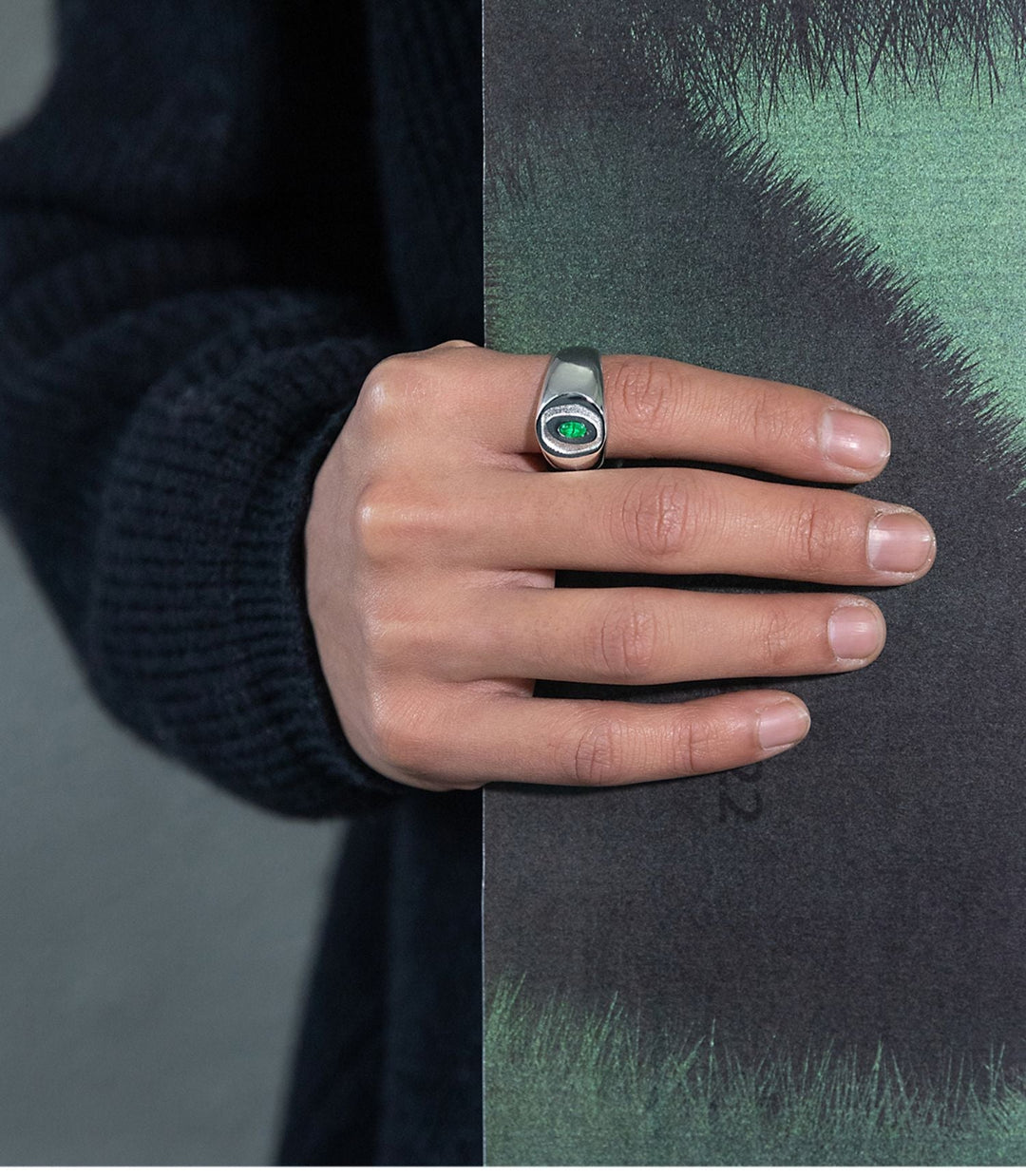 Green Zircon Ring