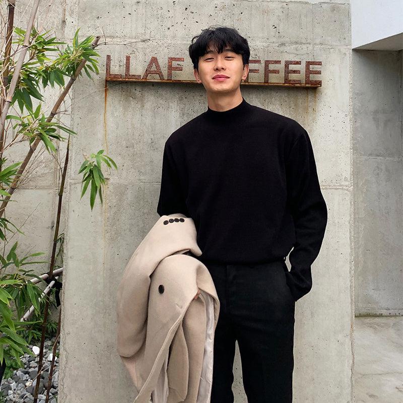 Half Turtleneck Slim Fit Sweater