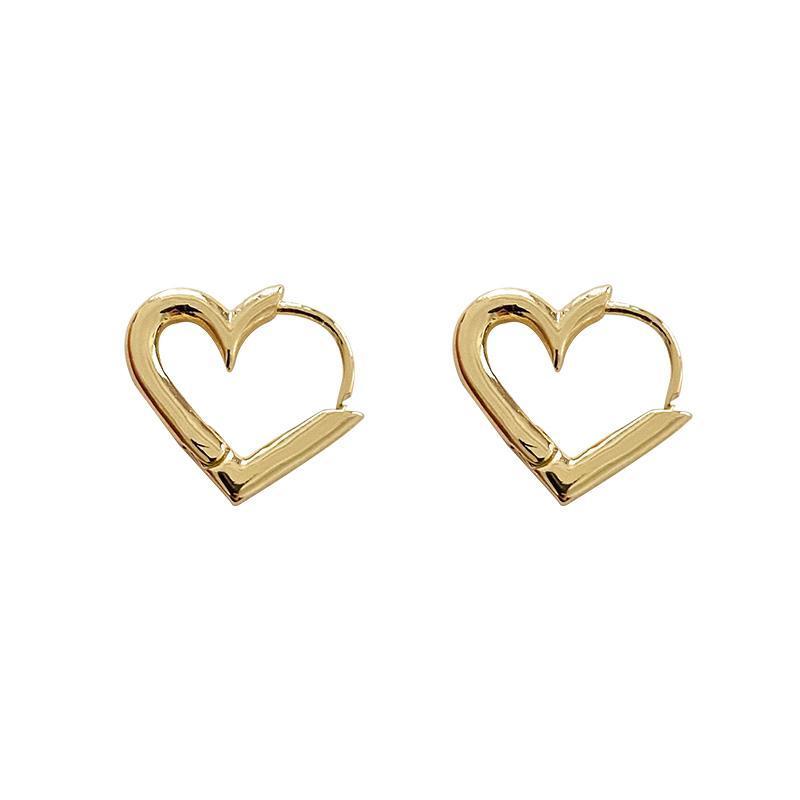 Hollow Heart Shaped Earrings