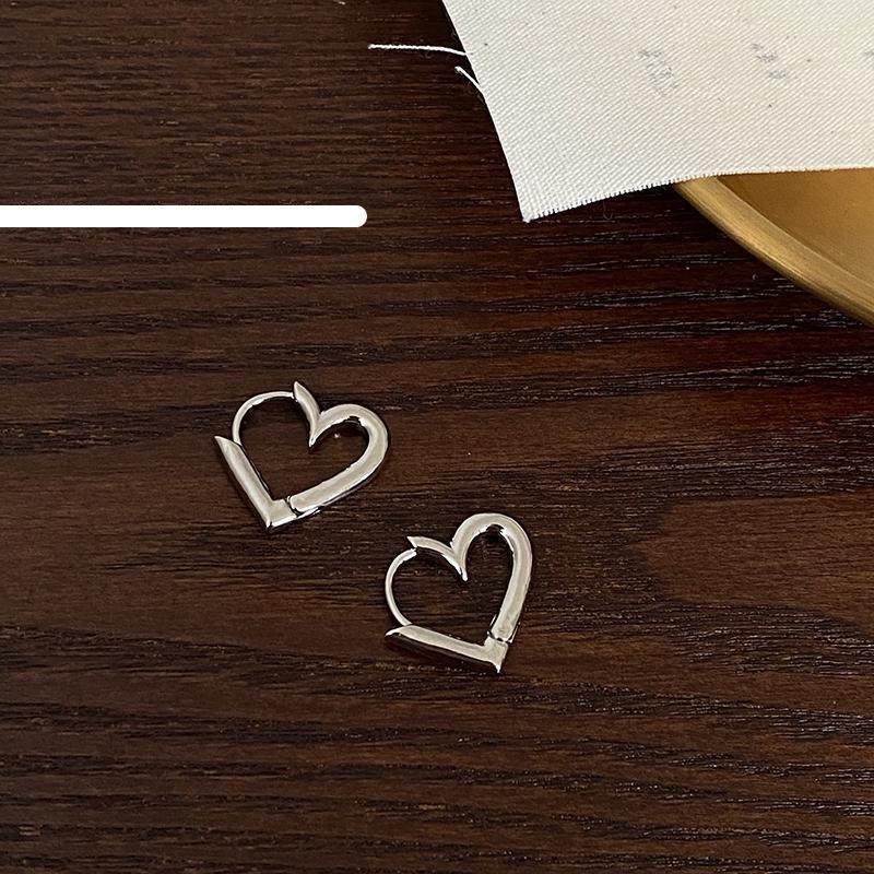 Hollow Heart Shaped Earrings