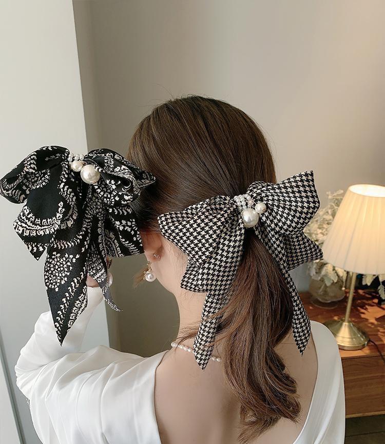 Houndstooth Hairpin