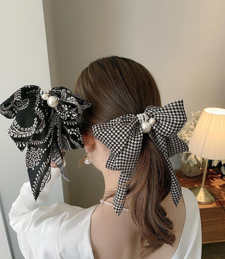 Houndstooth Hairpin