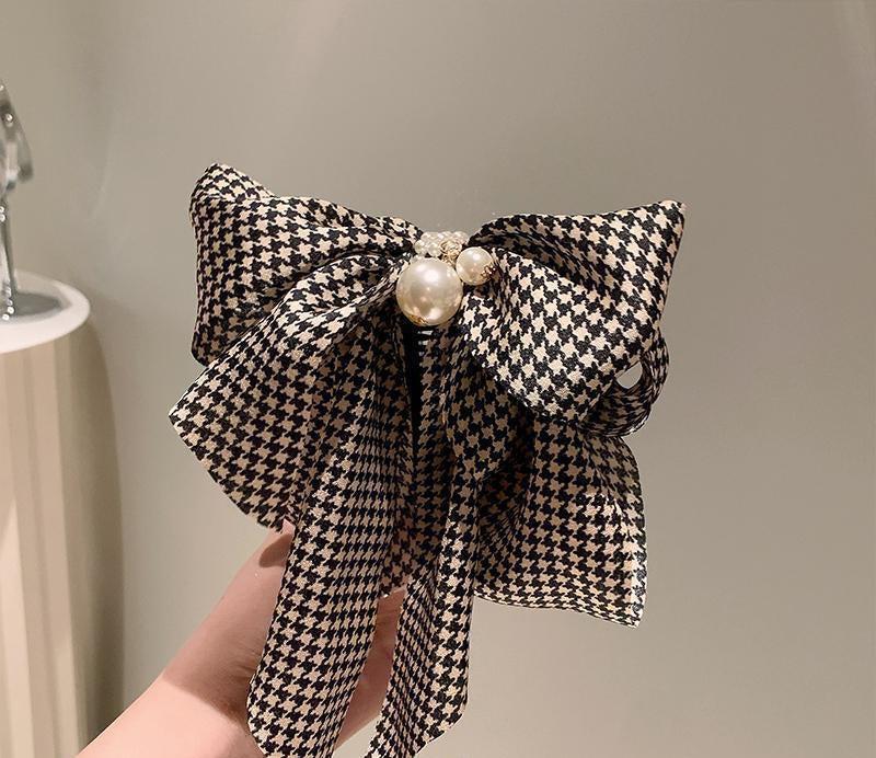 Houndstooth Hairpin