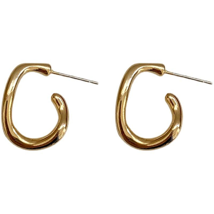 Irregular Metal Twisted Earrings