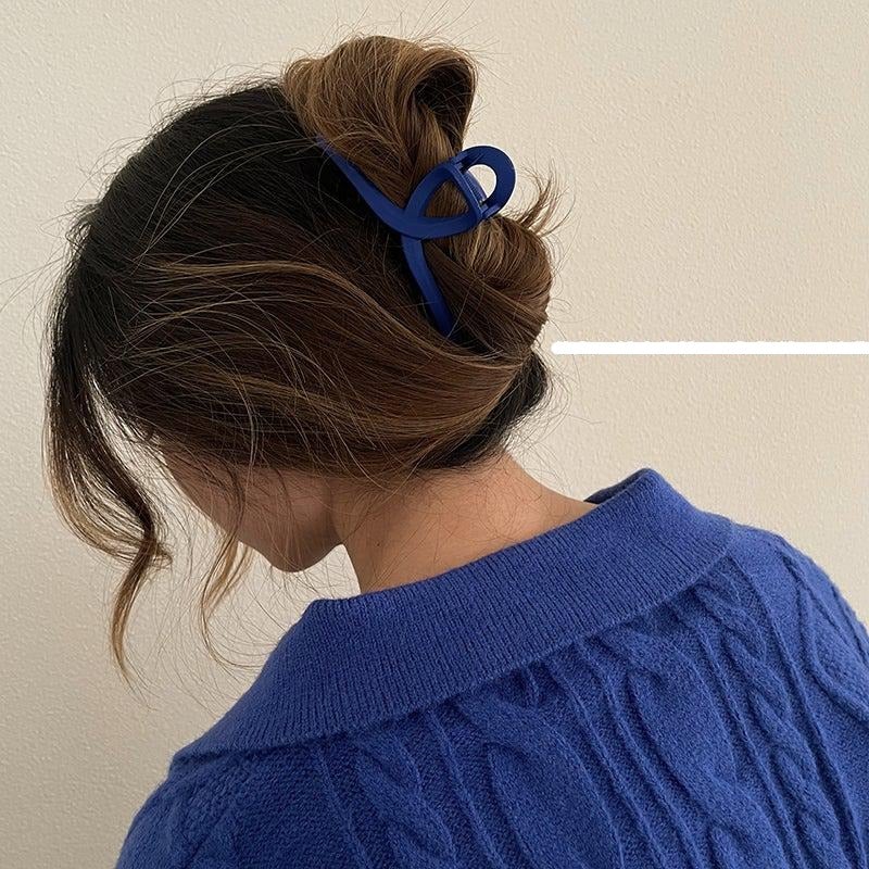 Klein Blue Hair Claw Clip