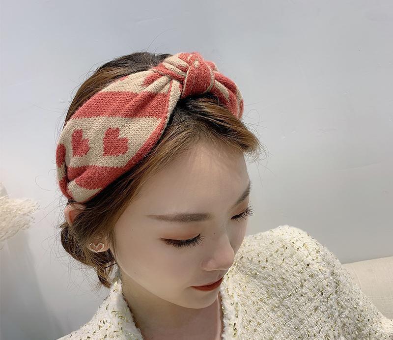 Knitted Love Headband