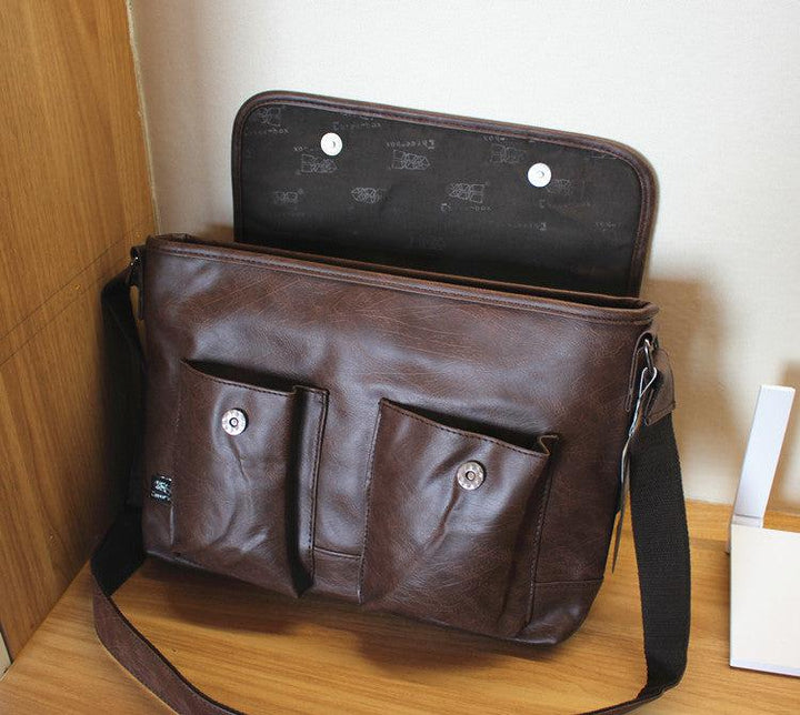 Large Leather Business Briefcase