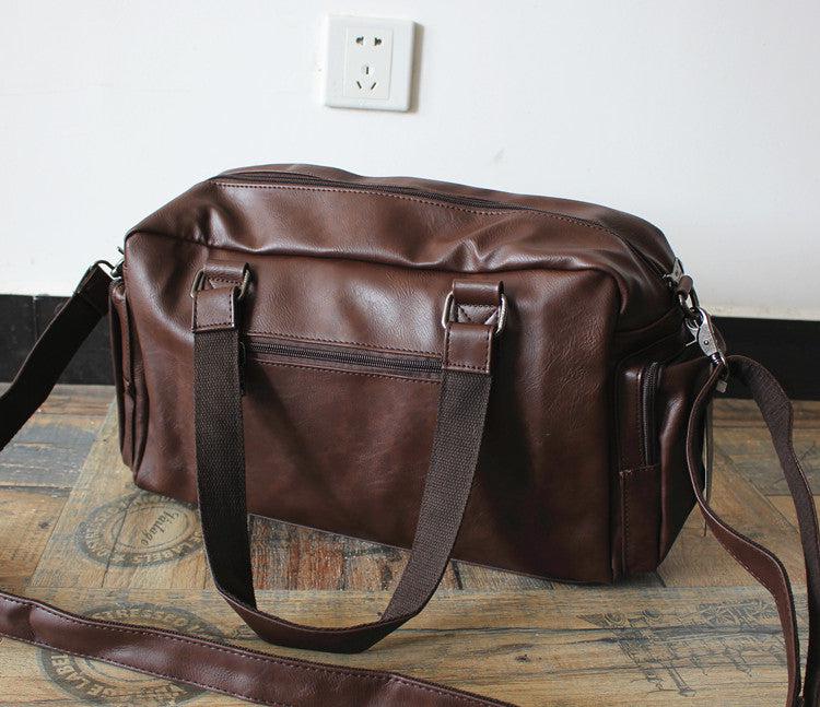 Large Leather Travel Bag