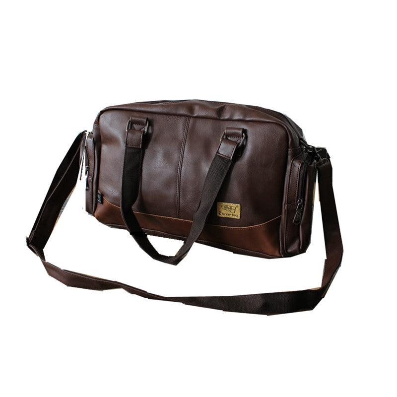 Large Leather Travel Bag