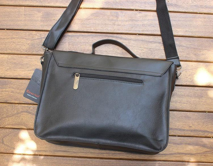 Leather Briefcase Shoulder Bag