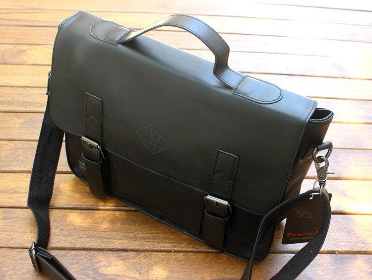 Leather Briefcase Shoulder Bag