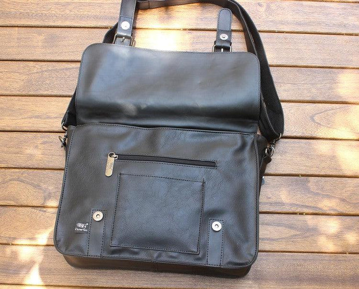 Leather Briefcase Shoulder Bag