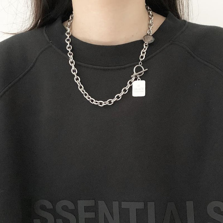 Letter Hip Hop Style Necklace