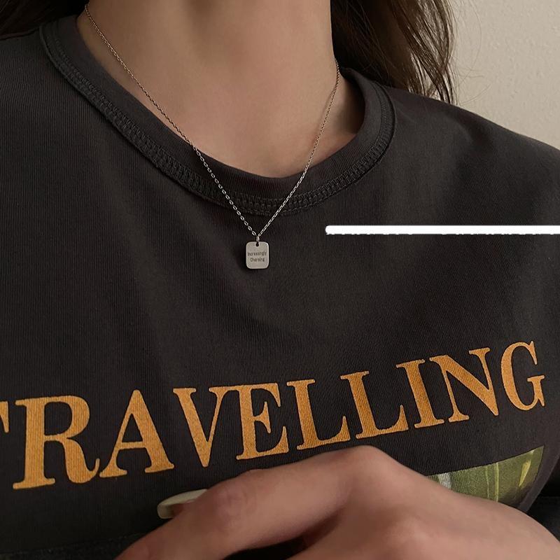 Lettering Necklace