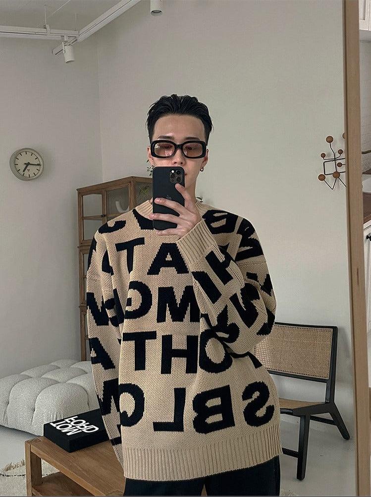 Letters Long-sleeved Sweater