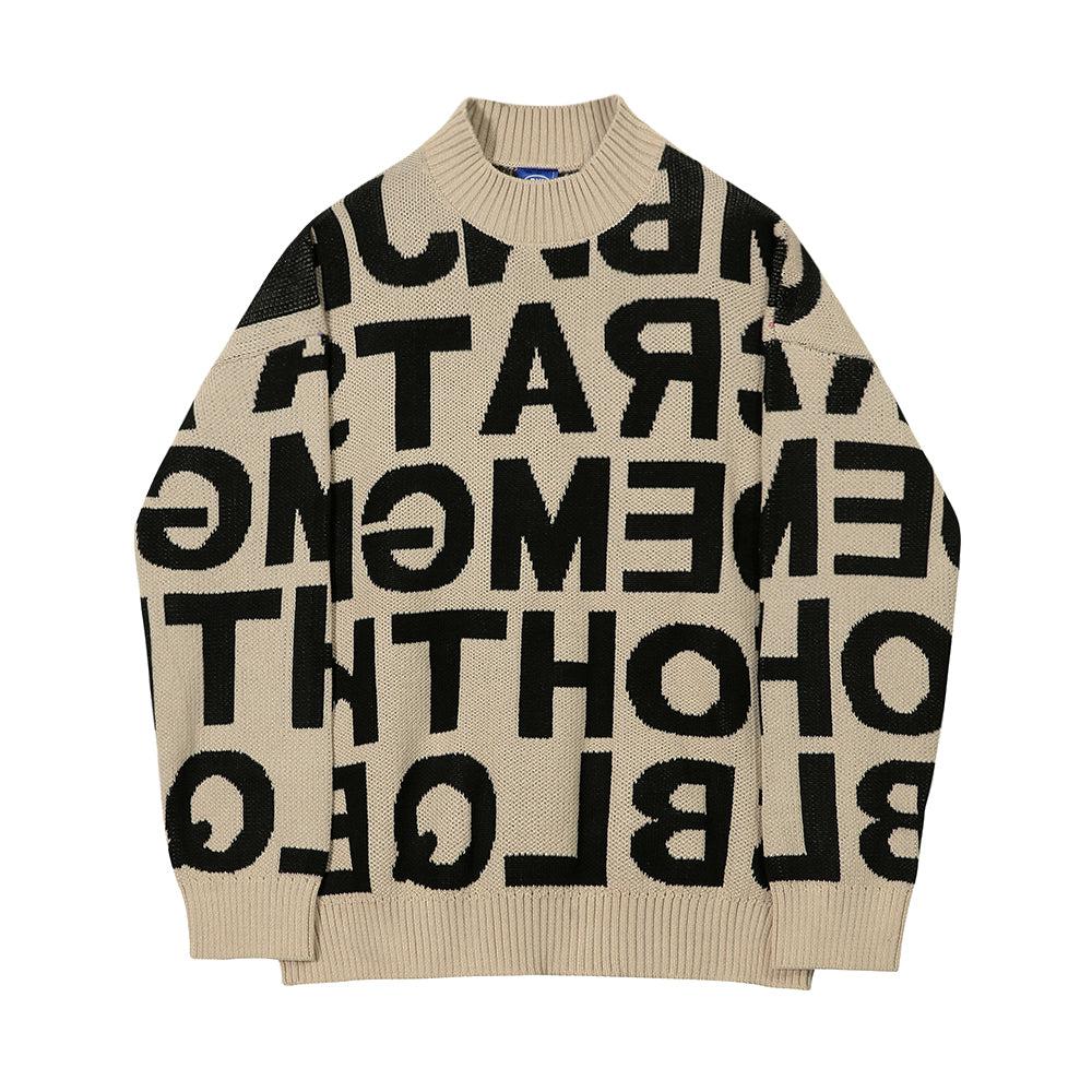 Letters Long-sleeved Sweater