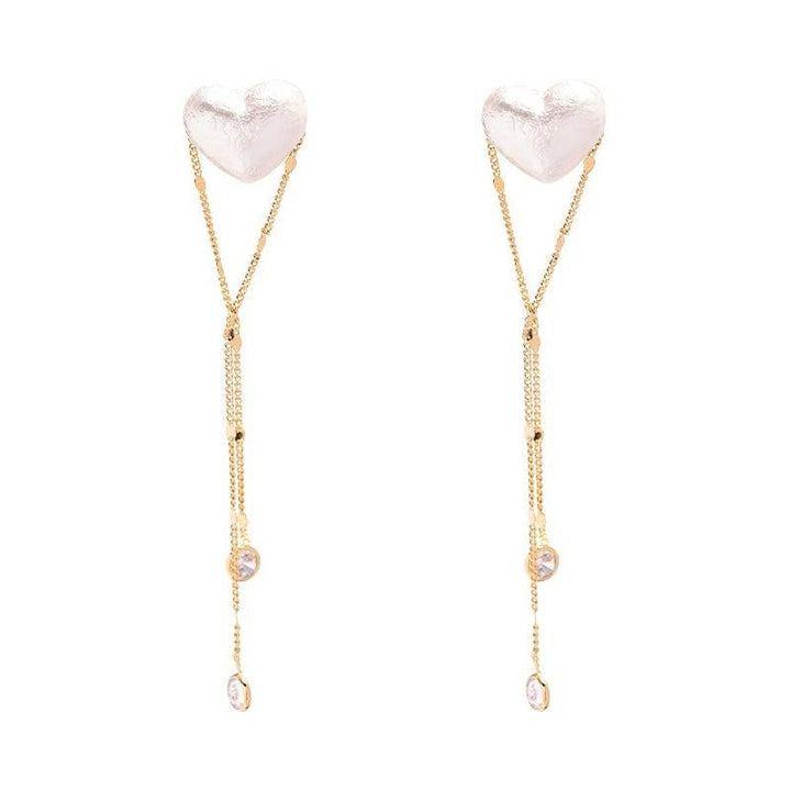 Long Pearl Earrings