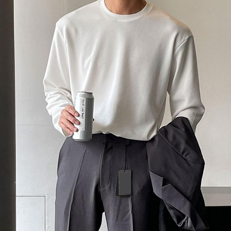 Loose Long -Sleeved Bottom Shirt