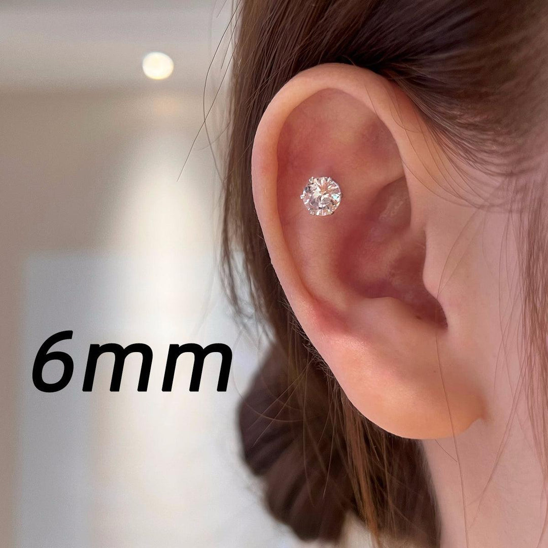 Magnetic Zircon Stud Earringsr