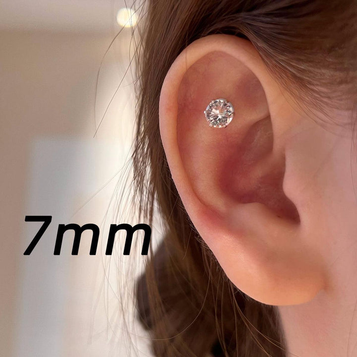 Magnetic Zircon Stud Earringsr