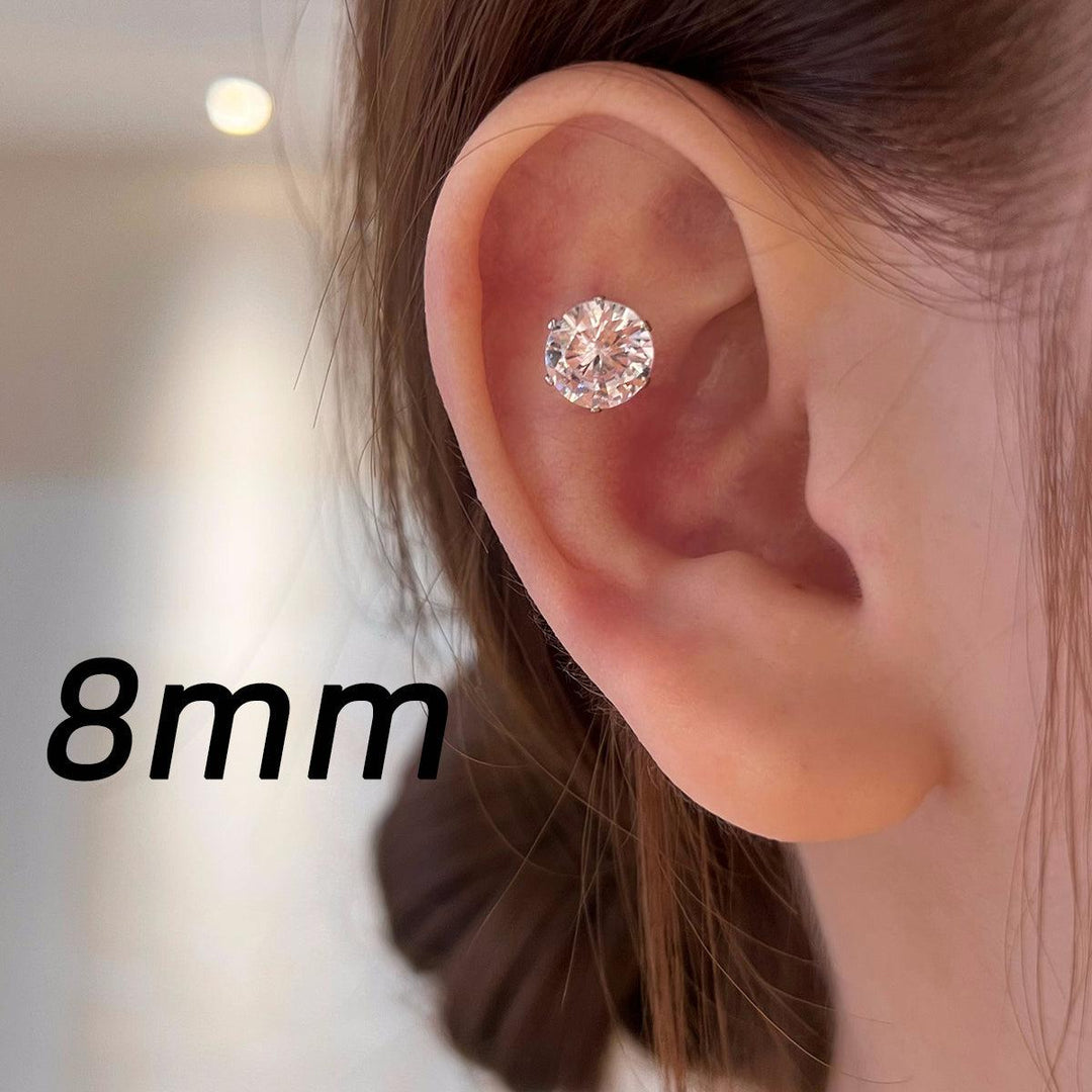 Magnetic Zircon Stud Earringsr