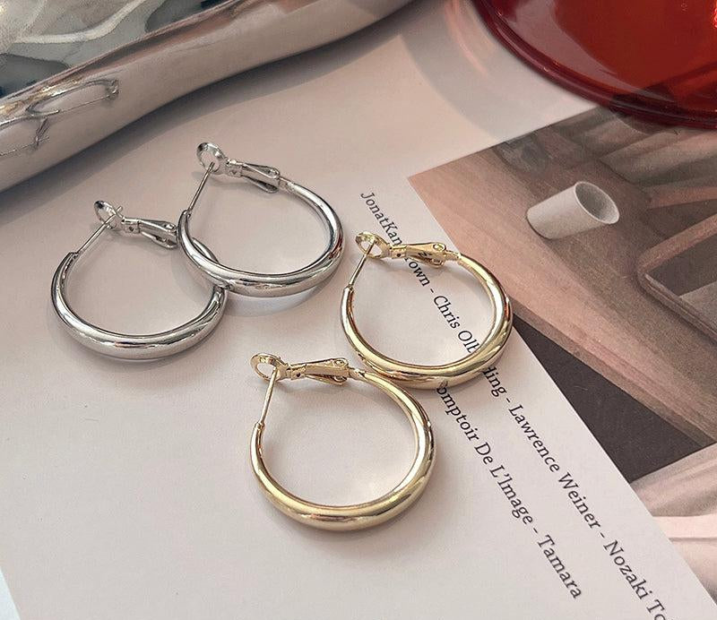 Metal Hoop Earrings