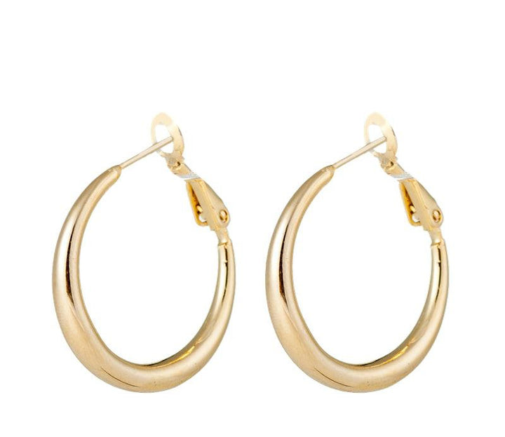 Metal Hoop Earrings