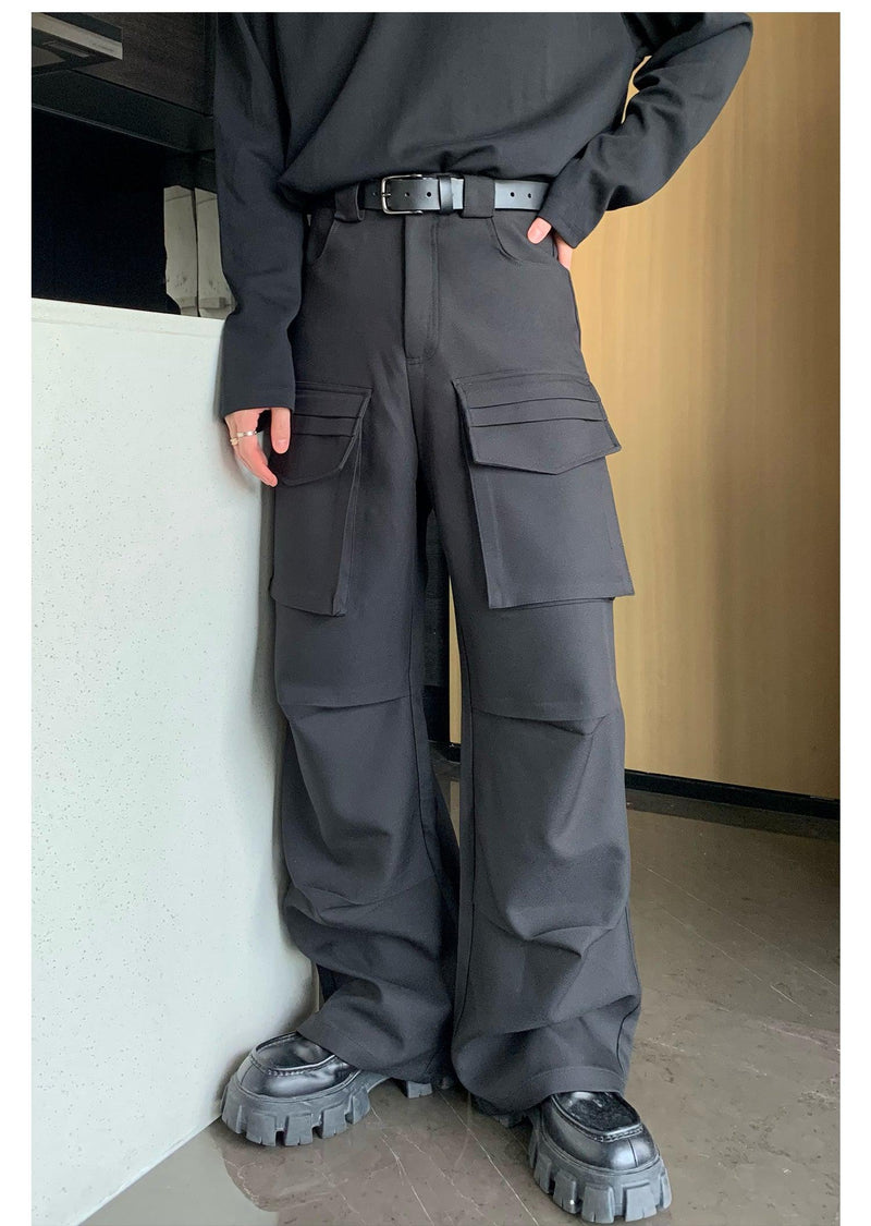 Dbdkejj Spring Autumn Women Multi Pocket Cargo Pants Female Outdoor Sports  Straight Tube Trousers : : Clothing, Shoes & Accessories
